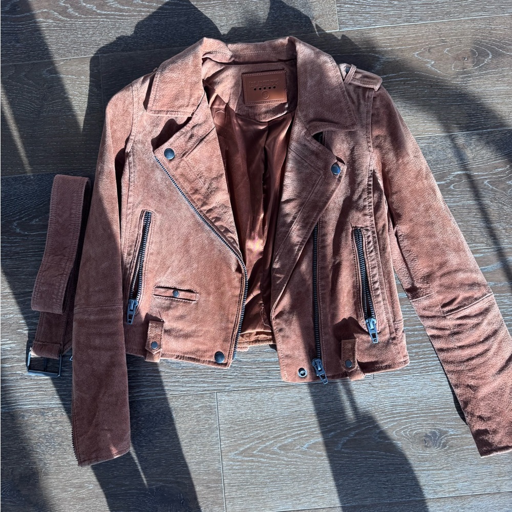 BlankNYC Suede Moto Jacket